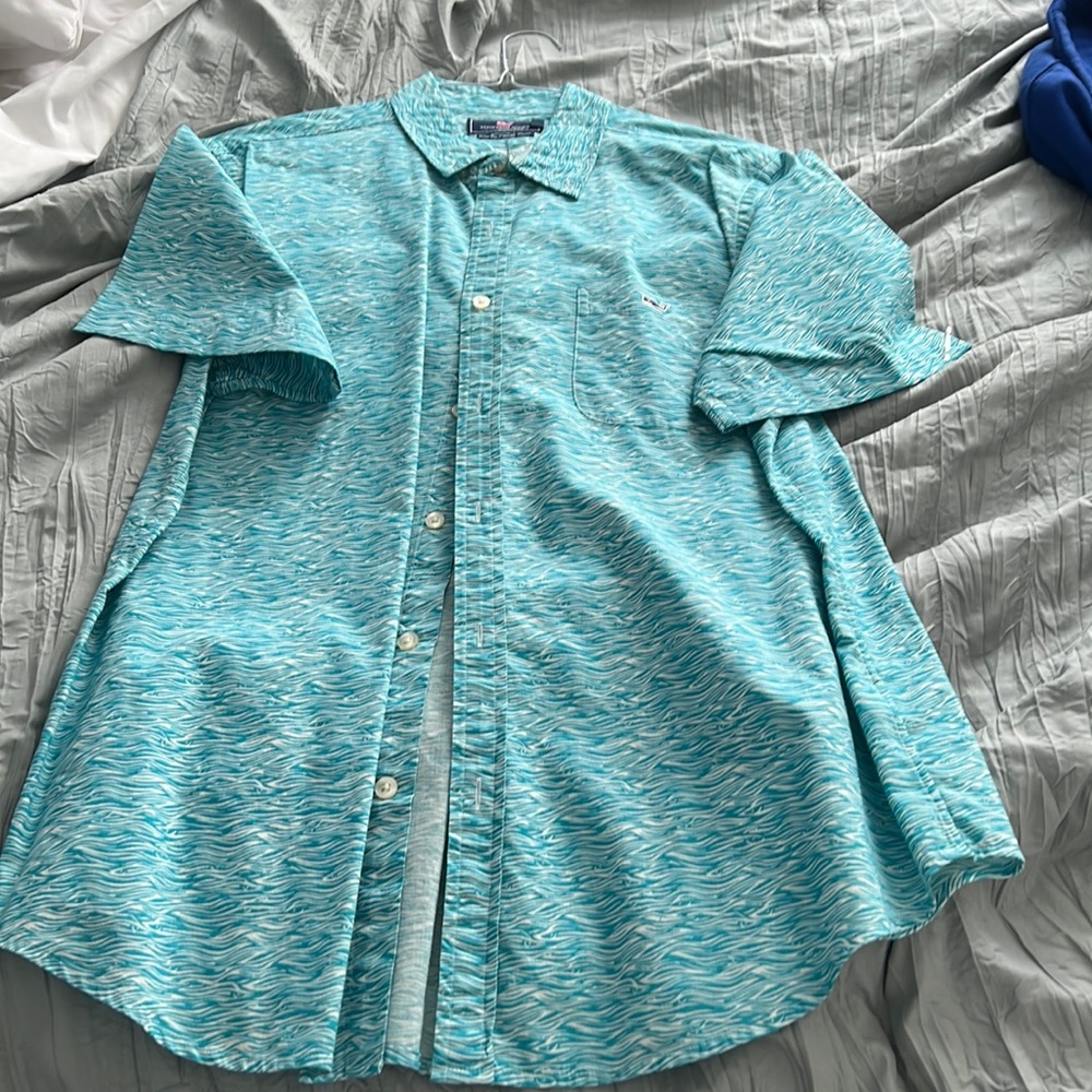 Vineyard vines mens short sleeve button down